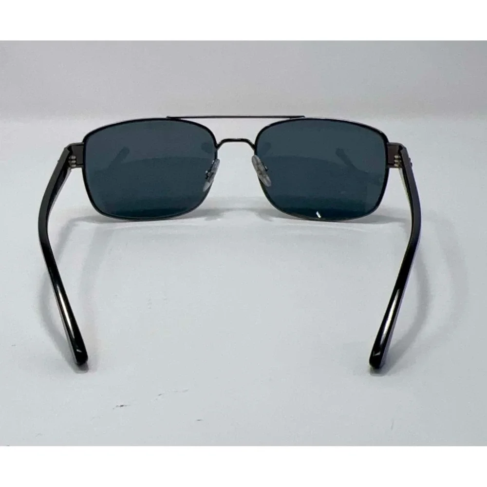 Ray-Ban RB3687 004/58 Polarized Sunglasses 58mm Gunmetal Blue Lens W/Case Italy